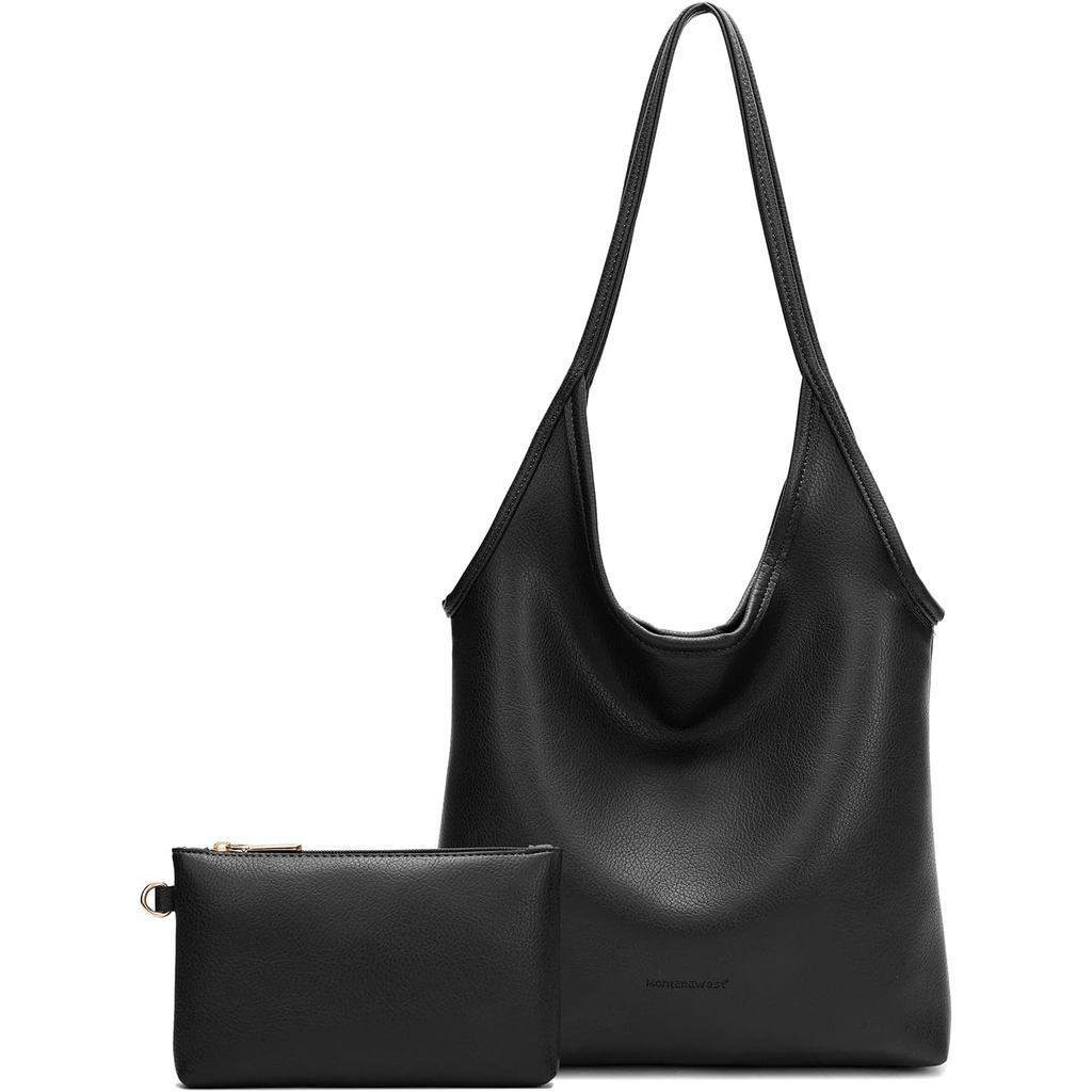 Montana West Slouchy Hobo กระเป๋าผู้หญิง ออกแบบนุ่มนวล ใช้ได้ทั้งถือและสะพายข้าง
