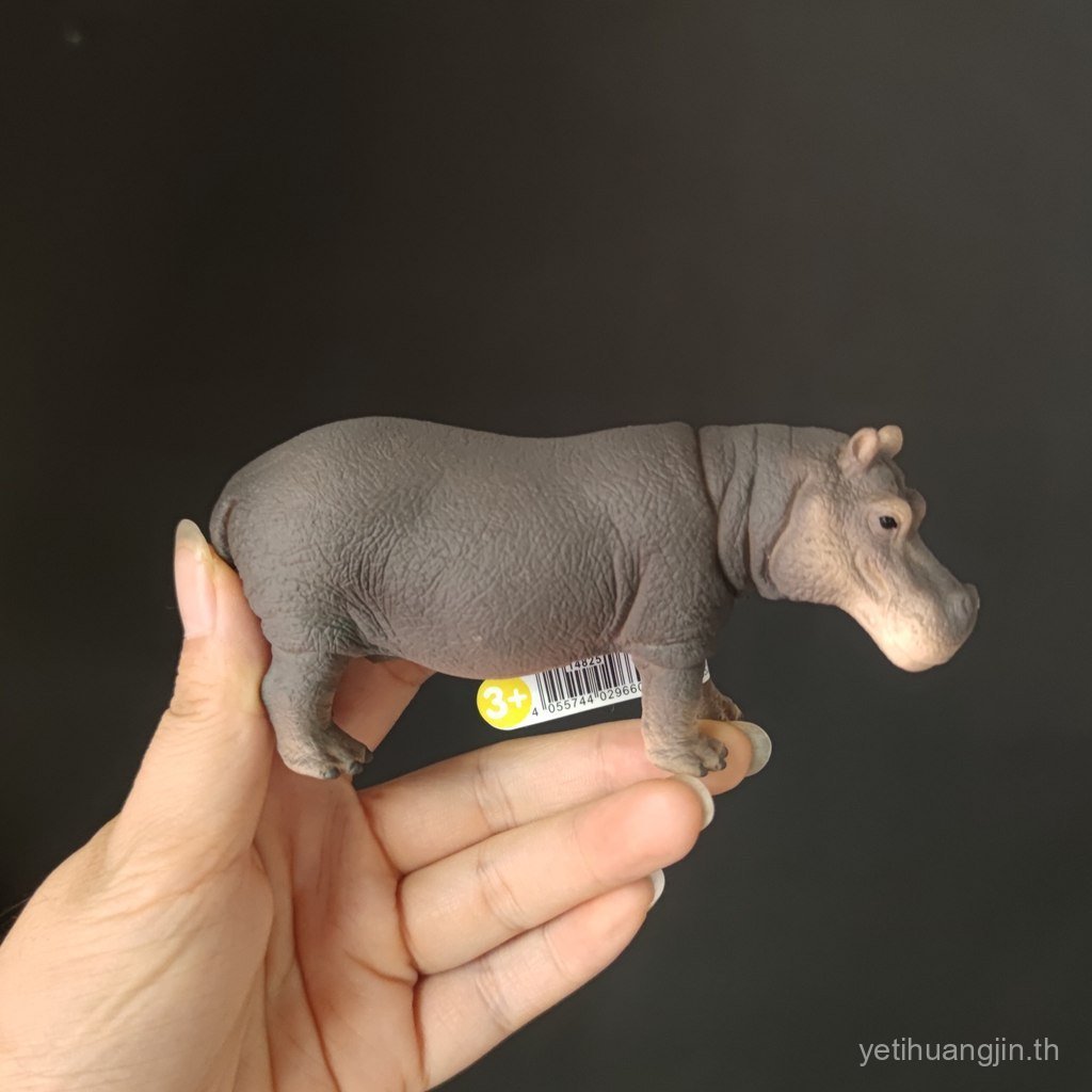 จําลองสัตว์ป่าของเล่นเด็ก Hippo Cub Sile Little Hippo รุ่น 14682