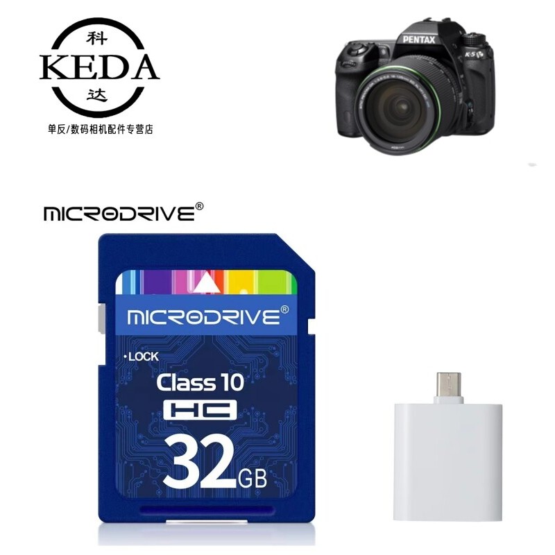 เหมาะสําหรับ Pentagon OptioK3 K5 K7 K52 K01 645Z 645D SLR กล้องการ์ดหน่วยความจํา 32GB