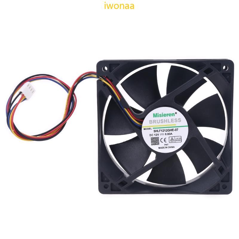 Iwo 6500RPM พัดลมระบายความร้อน 12 ซม.4Pin สําหรับ AntMiner D3 L3 + S9 T9 S15 T15 S17 T17 Misieren SH