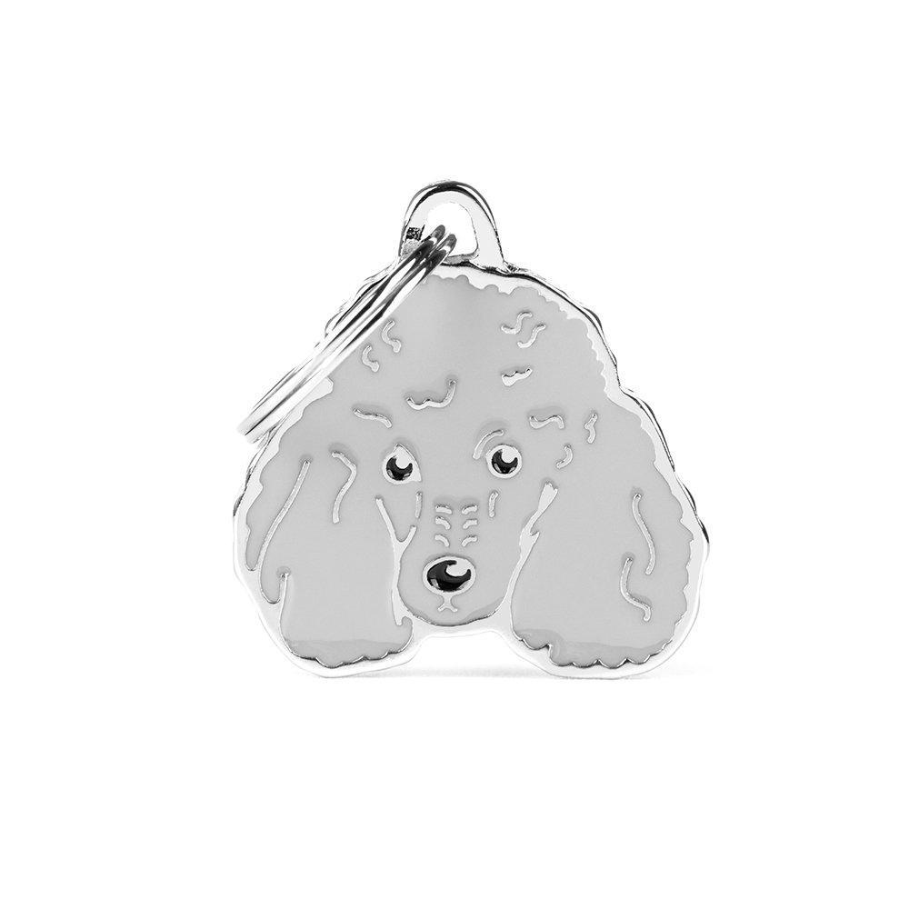 MYFAMILY ID TAGS GREY POODLE