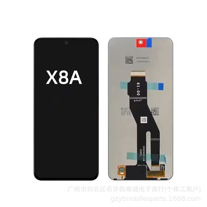 เหมาะสําหรับ Huawei honorX8A หน้าจอโทรศัพท์มือถือ X8a จอแสดงผลหน้าจอ LCD ประกอบ LCD