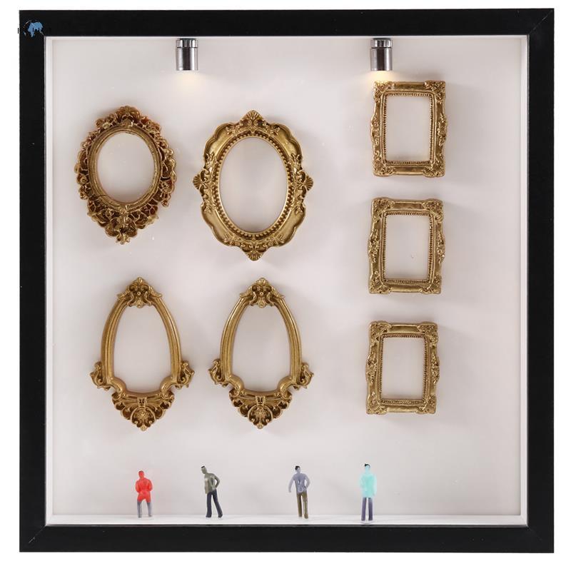 Mini Museum Frames-สําหรับของขวัญวันวาเลนไทน์ DIY Mini Museum Silhouette Box-Celebrate ความทรงจําพิเ