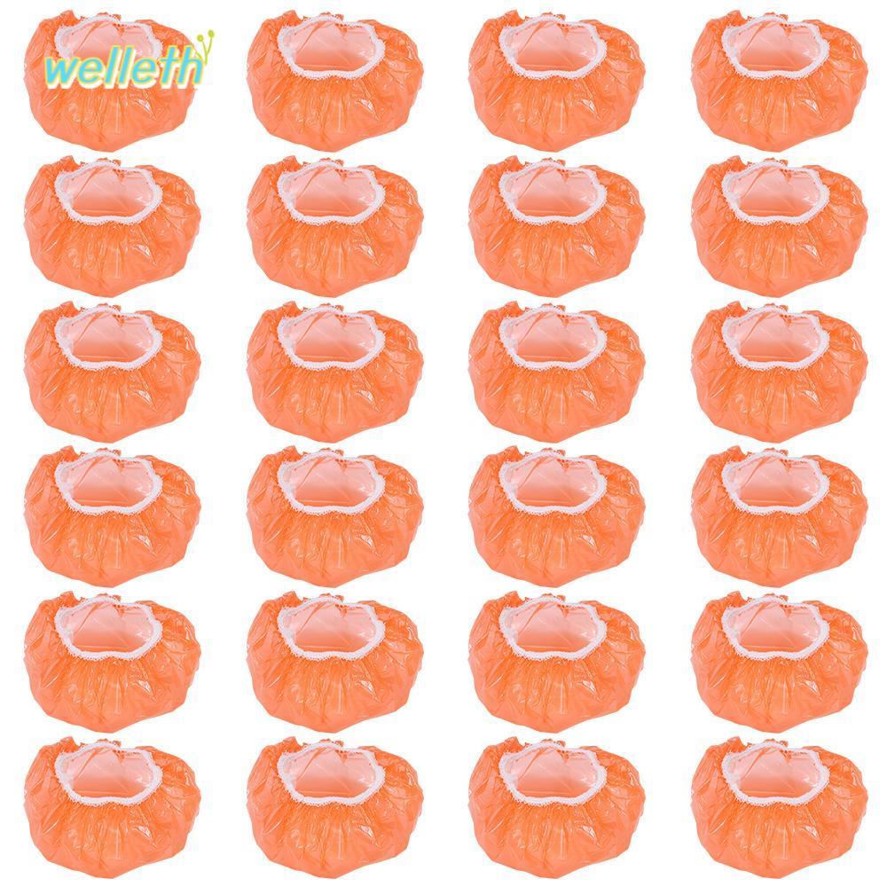 WELLETH ฝาครอบกันฝุ่นสัญญาณเตือนไฟไหม้,เครื่องตรวจจับควันสีส้มพลาสติก,ใช้งานง่ายยืดหยุ่นข้นฝาครอบสีบ้าน