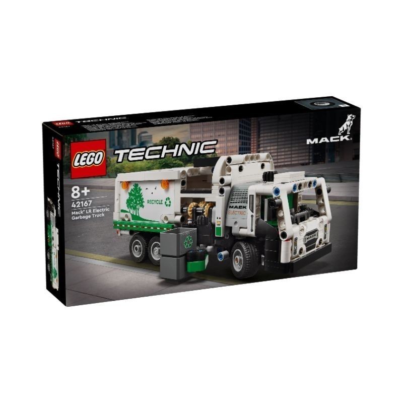 LEGO LEGO 42167 Mark รถบรรทุกขยะ Mechanical Group Series ผู้ชายผู้หญิงการศึกษา Building Block ของเล่