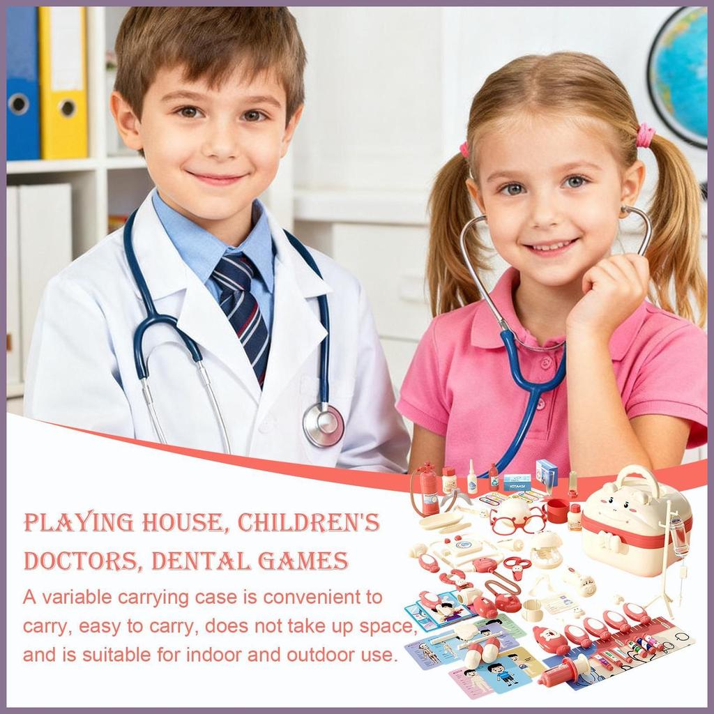 Kids Doctor Set Kids Doctor Playset With Suitcase Design Role Play Set Kids Doctor Playset Doctor Pr