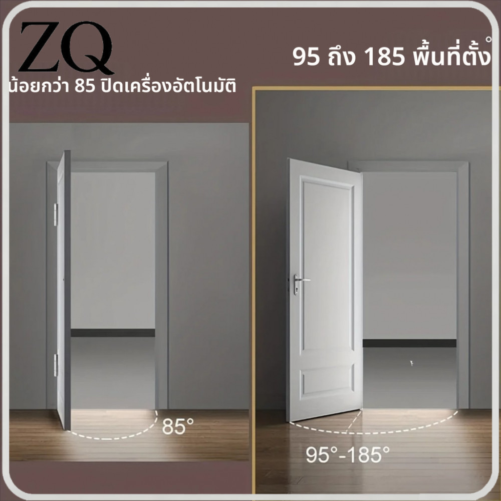 T0081  บานพับสปริงประตูมองไม่เห็นขนาด 4 นิ้ว บานพับปิดประตูอัตโนมัติ บานพับผนังพื้นหลัง บานพับประตูที่แนบชิดกับตำแหน่ง 90 อง ราคา ถูกที่สุด ดีลบีเคเค แกลเลอรีภาพที่ 5