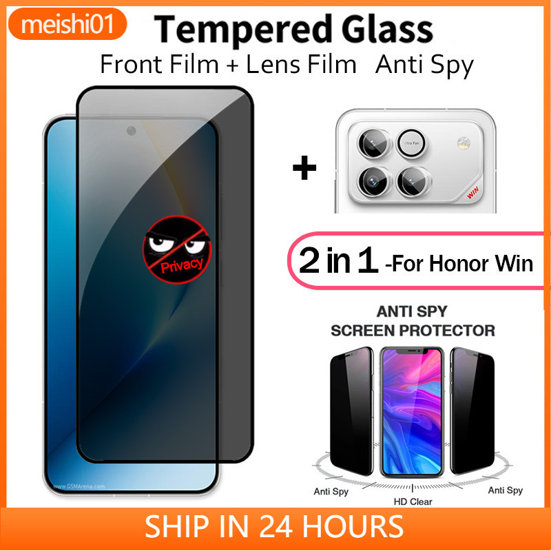 Honor Win Anti-Spy Screen Protector สําหรับ Honor Win RT Power 2 500 Pro 600 Lite X9d X7d X6d X8d X6