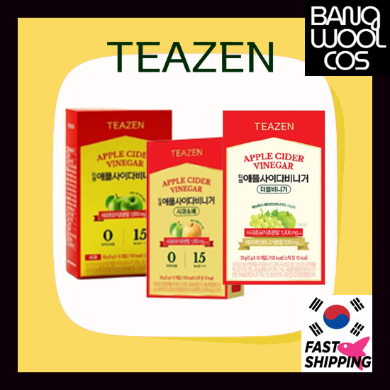 Teazen Apple Cider Vinegar 3 Flavour 1Box / ส่งจากเกาหลี