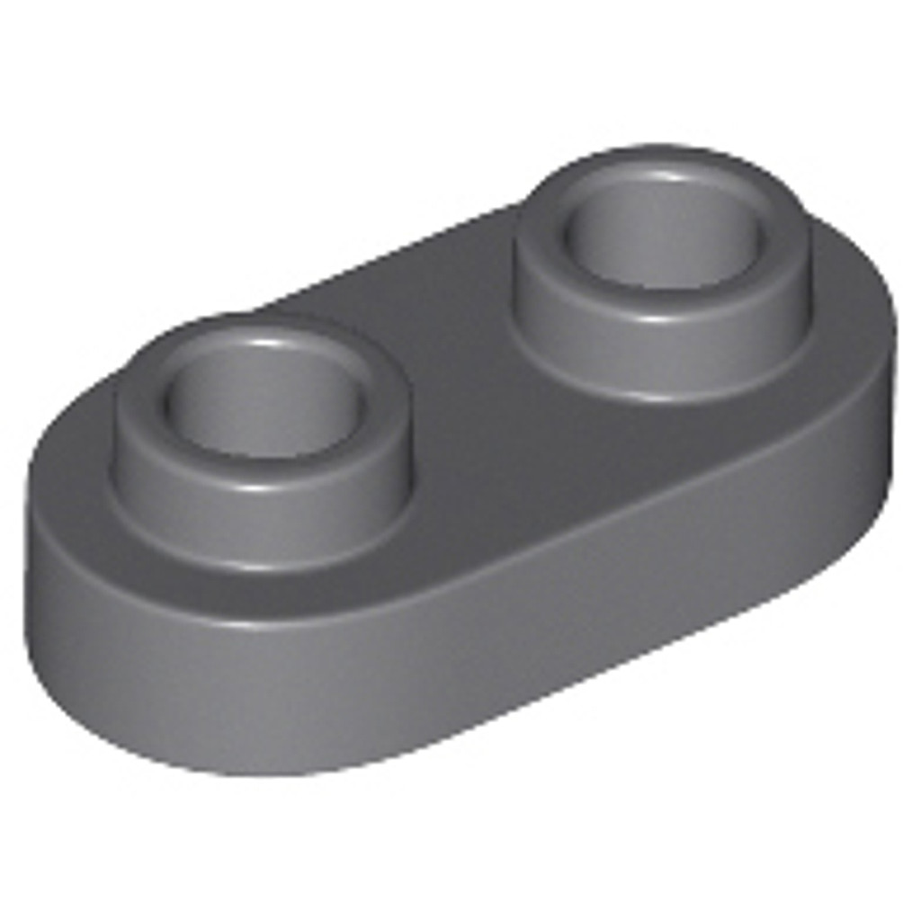 Brick2cube Part - Plate, Round 1 x 2 with Open Studs - 35480