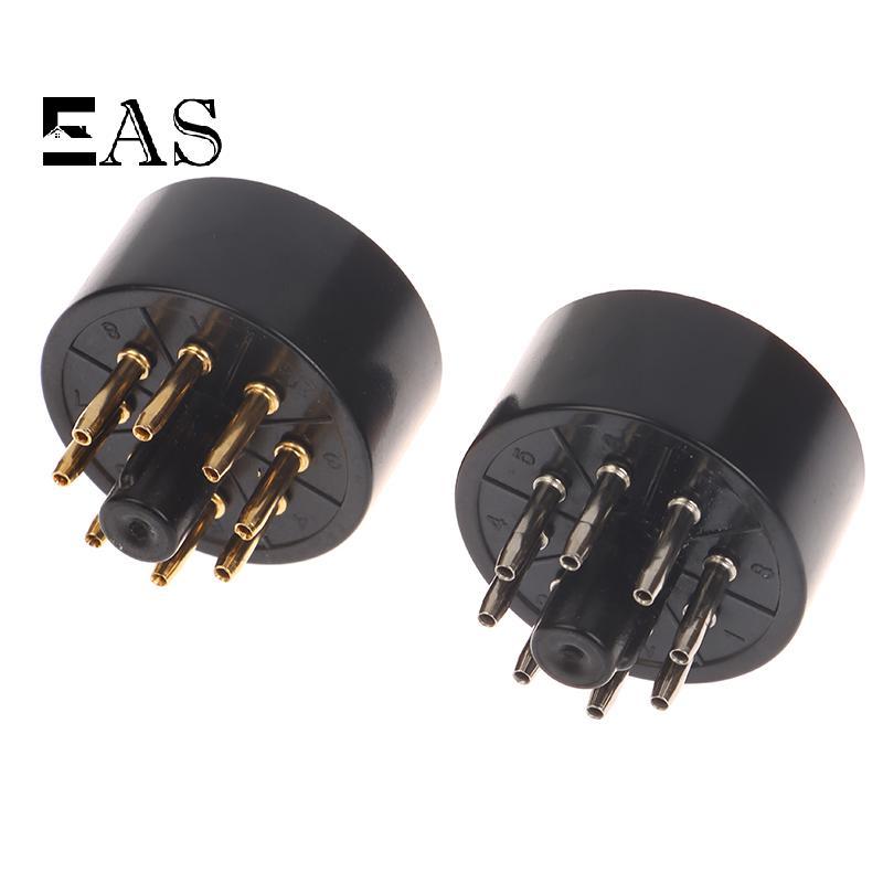 [EA] 1 PCS 8Pins Bakelite Tube Soet S8AES Bakelite Tube Base สําหรับ EL34C EL34 สูญญากาศหลอดเครื่องข