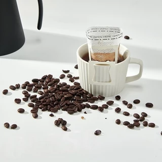 50Pcs Drip Coffee Filter Bag ถุงดริปกาแฟ 50ซอง ถุงกรองกาแฟดริป แบบมีหูแขวน 咖啡过滤袋