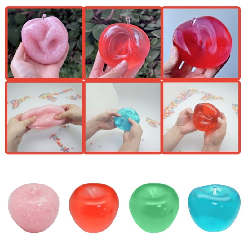 Niki TPR Sensory Pinch Toy In Fruit Shape Pinch Toy Body สําหรับออกกําลังกายมือ