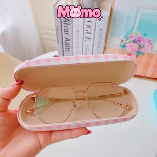 กล่องใส่แว่นตา Sanrio กล่องเก็บแว่นตา PU น่ารัก Kuromi Melody
