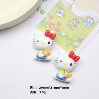 10 ชิ้นแมวกับ Apple Hug Bear Fly A Plane เสน่ห์เรซินน่ารักสําหรับ DIY (6-236)