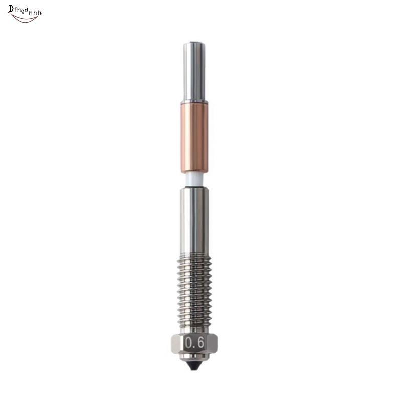 Bimetal หัวฉีดสําหรับ QIDI Q2 Q2c 3D เครื่องพิมพ์- อะไหล่สําหรับ PLA, PETG ABS, เส้นใย PC, PA-CF ควา