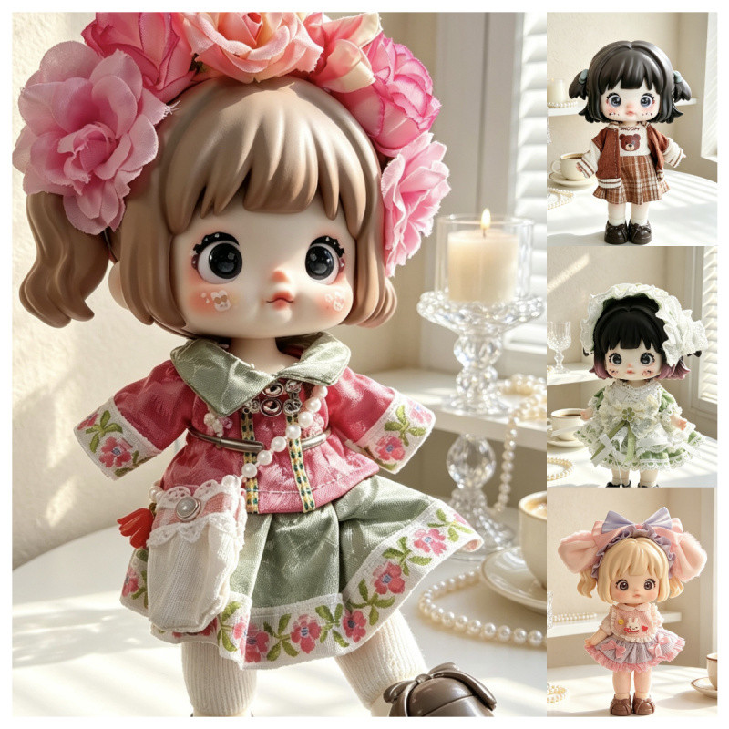 ไม่มีตุ๊กตา) เหมาะสําหรับ Nommi forest kingdom Action Figure กระโปรงดอกไม้หวานข้าวเหนียว Mori Country ตุ๊กตา bjd เสื้อผ้าเด็กตุ๊กตา Dress Up เด็กผู้หญิงเด็กของขวัญของเล่น