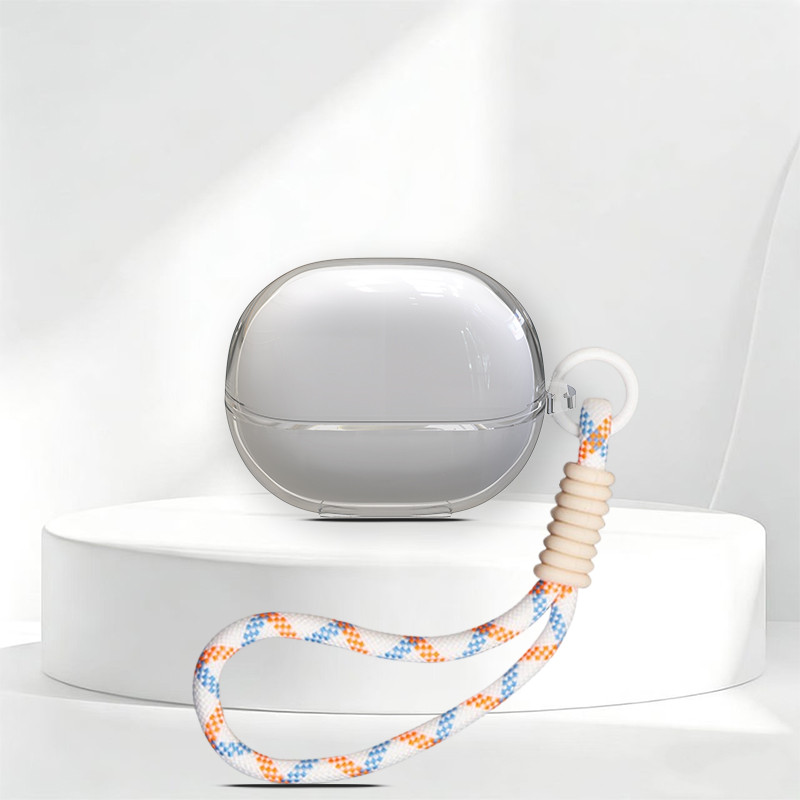 for Anker Soundcore K20i Case Clear TPU Soft Case Cute Lanyard Suitable for Soundcore K20i Shockproo