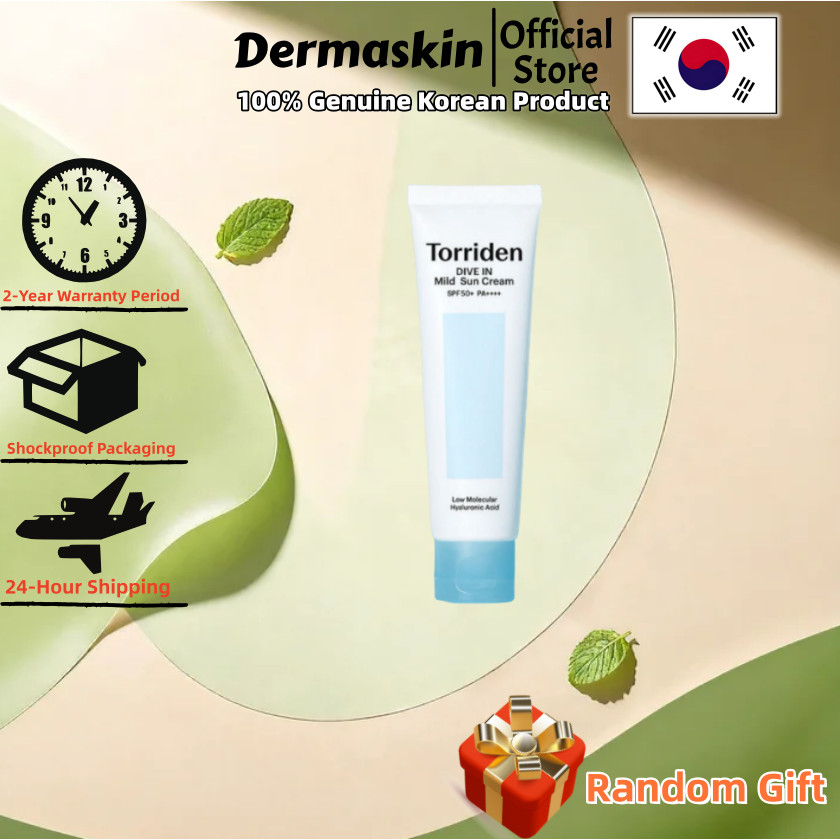 [Torriden] DIVE IN Mild Sunscreen , Perfect UV Protection, SPF 50+ PA++++, 60ml/ครีมกันแดดให้ความชุ่