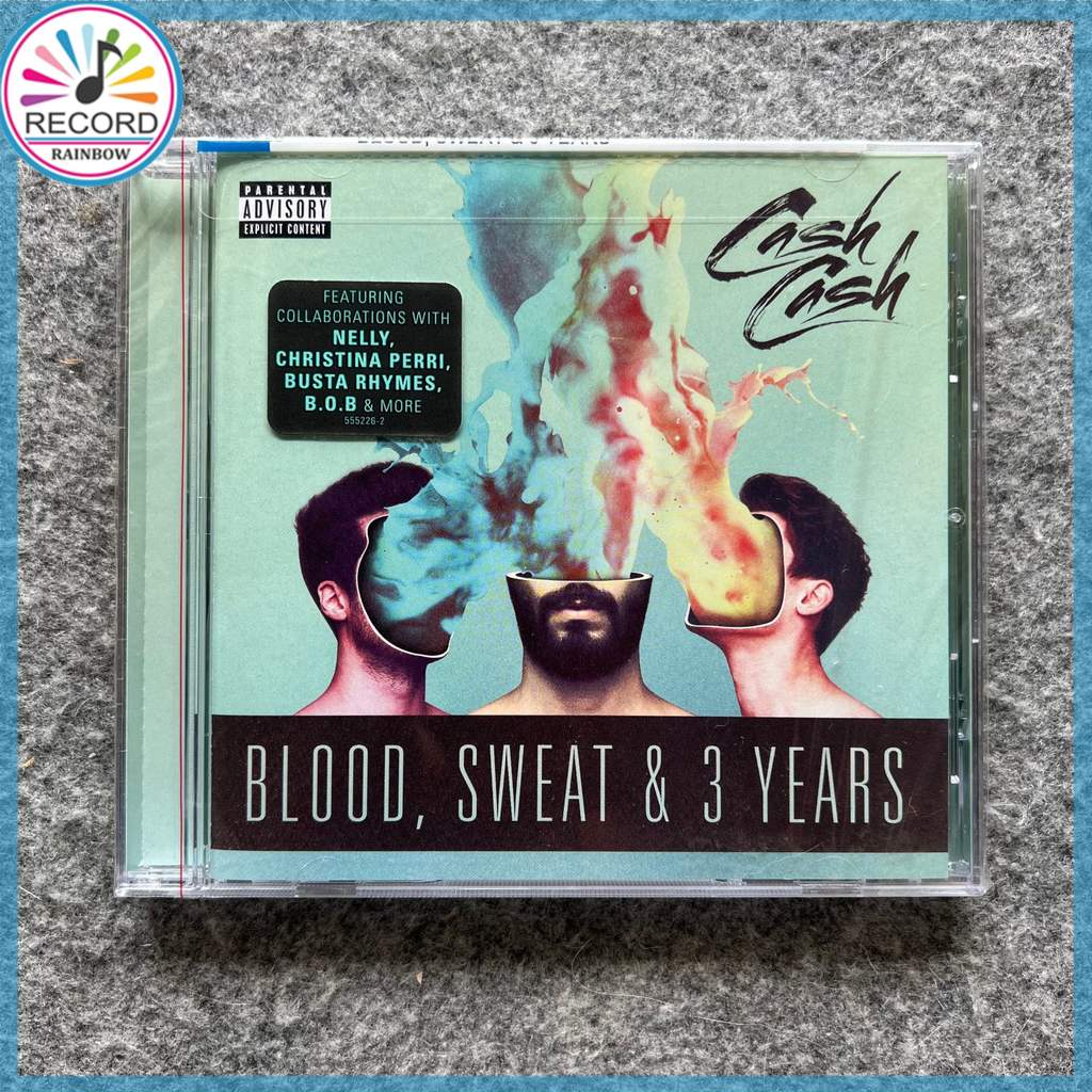 Cash Cash 3 Blood Sweat 3 Years Original CD Album [Sealed] Brand New 1Z04277 -TH2