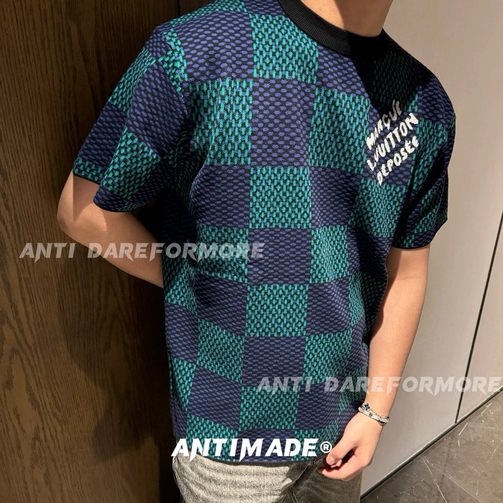 SS25 ผลิตภัณฑ์ใหม่ฤดูใบไม้ผลิ/ฤดูร้อน ถักแขนสั้นเสื้อยืด Unisex จาก AMIER
