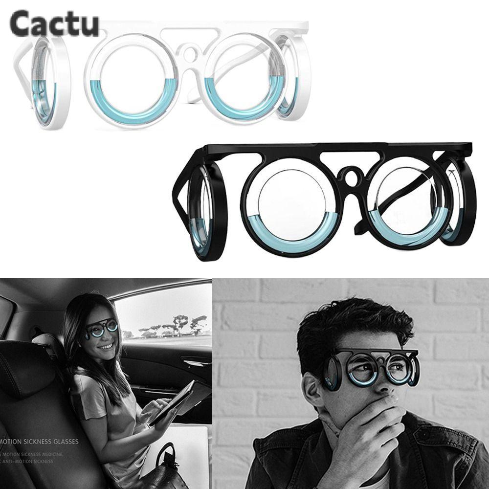 CACTU Anti-Motion Sickness Glasses - Ultra-Light Design with Water-Filled Lenses for Nausea Relief D