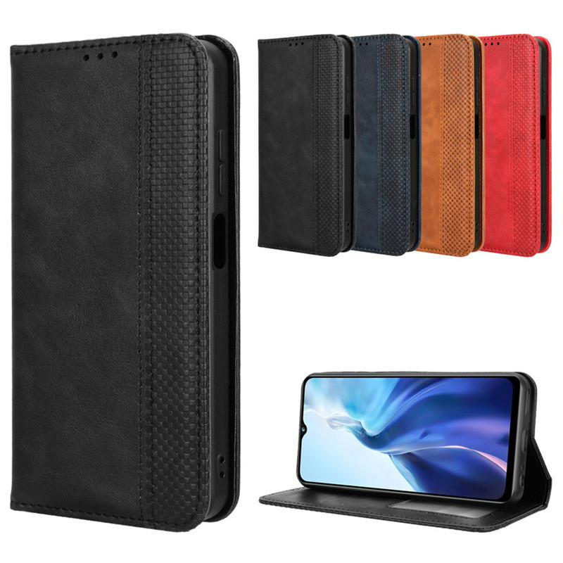 เหมาะสําหรับ Oukitel Oukitel C37/C38 เคสโทรศัพท์การ์ด Oukitel C35/C36 โทรศัพท์หนังกรณีฝาครอบแม่เหล็ก