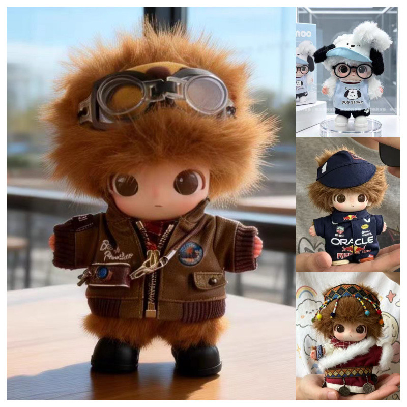 ไม่มีตุ๊กตา) เหมาะสําหรับ Dimoo Secret Drama Club Series จี้ไวนิลเสื้อผ้าตุ๊กตา 15 ซม.Cowardly Lion Wolf Granny เสื้อผ้าเด็กตุ๊กตาน่ารักแต่งตัวเปลี่ยนของขวัญ