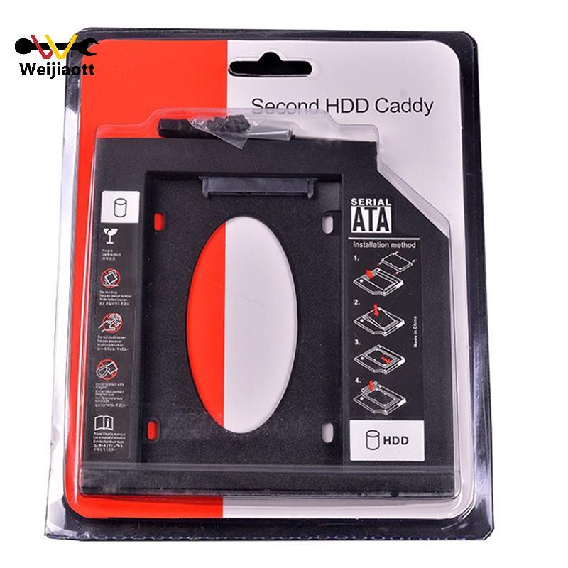 [Wjt] พลาสติก 9.0 มม.9.5 มม.12.7 มม.HDD Caddy SATA 3.0 ฮาร์ดดิสก์ไดรฟ์ SSD กล่องสําหรับแล็ปท็อป CD-R
