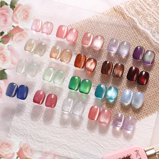 【Local】5 IN 1 แมวตาแม่เหล็กเจล 12ML 1 ขั้นตอนเจลสีแดง Series เล็บแต่งเล็บ Soak Off LED UV เจลเล็บวานิช