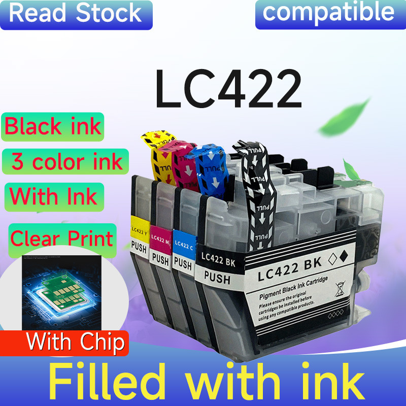 เข้ากันได้กับตลับหมึก Brother LC422XL และ LC422 MFC-J5340DW และ J5345DW
