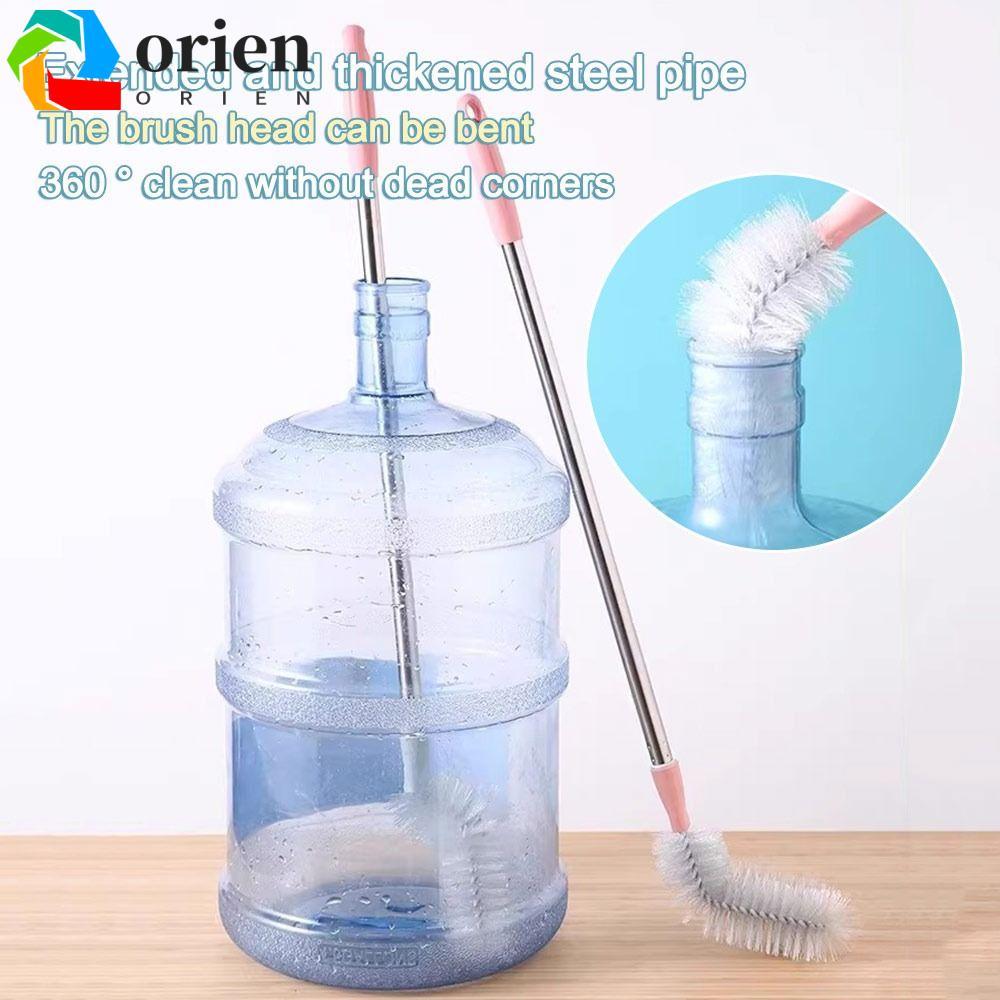 แปรงทําความสะอาดถัง ORIEN, แปรงถังน้ําสากลที่โค้งงอได้, อุปกรณ์ทําความสะอาดขนนุ่มแบบพกพาสําหรับถังเก็บน้ําพลาสติก
