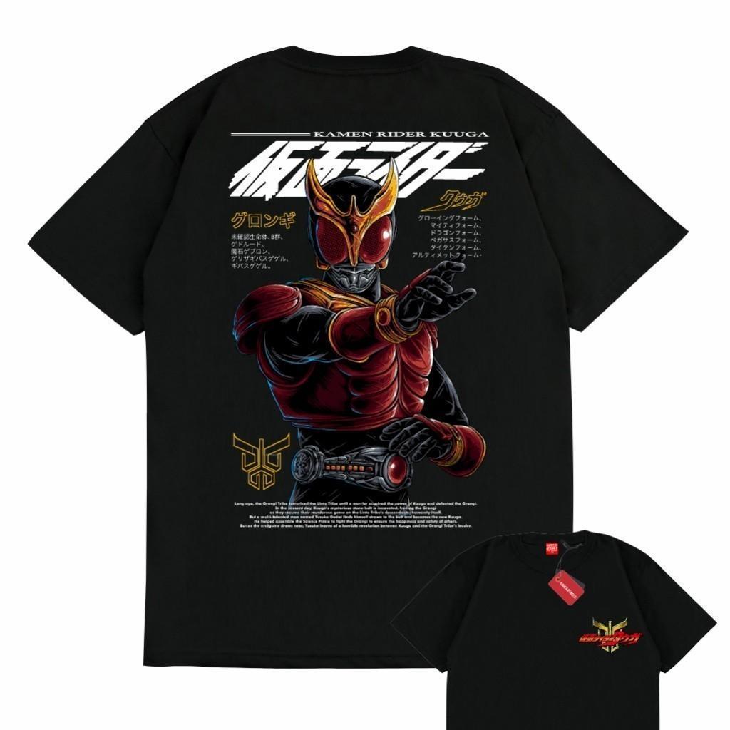 พร้อมส่งFashion HOT เสื้อยืด พิมพ์ลายอนิเมะ KAMEN RIDER KUUGA Tokusatsu สําหรับผู้ชาย S-5XL