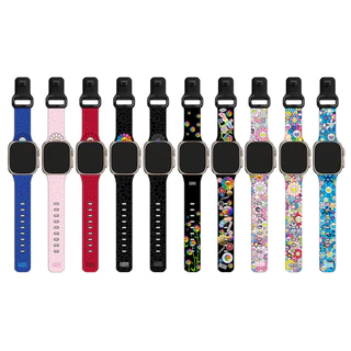 JapanTMKK ดอกทานตะวันคุณภาพสูง Takashi Murakami สาย TPU สําหรับ iPhone WATCH สกุลเงิน 38/40/41/42/44 มม.45 มม.49 มม.