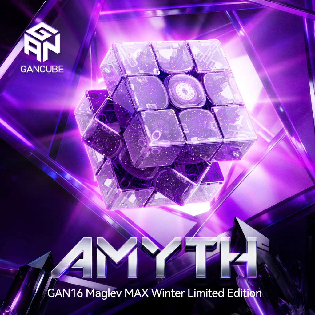 GAN16 Maglev Max Winter Limited Edition AMYTH 3x3 Speed Cube Collection ปริศนาของเล่น