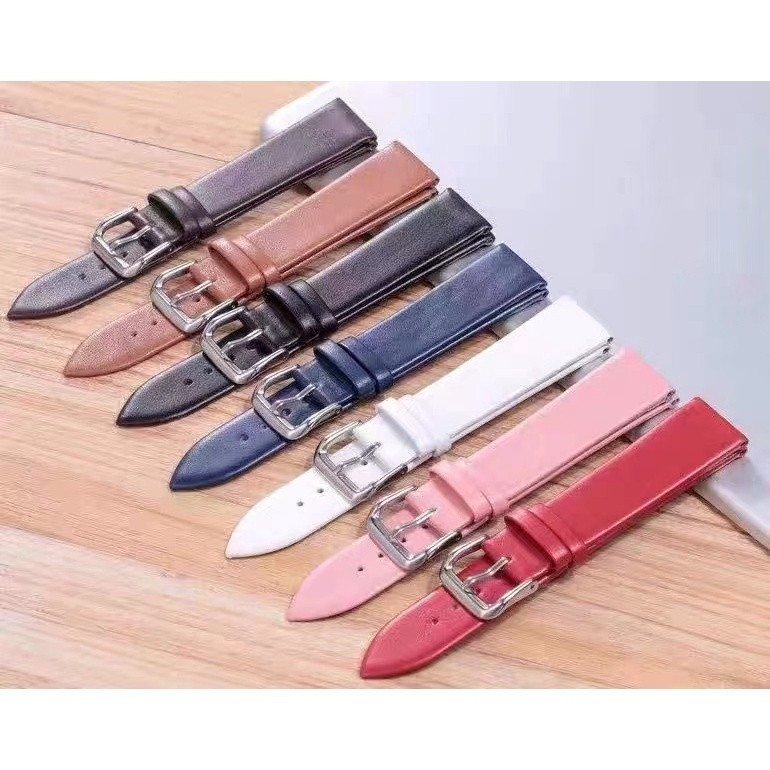 ผู้หญิงหนังลูกวัวนุ่ม 22mm20mm12mm14mm ผู้ชายทดแทน 18mm Universal Strap 16mm Strap