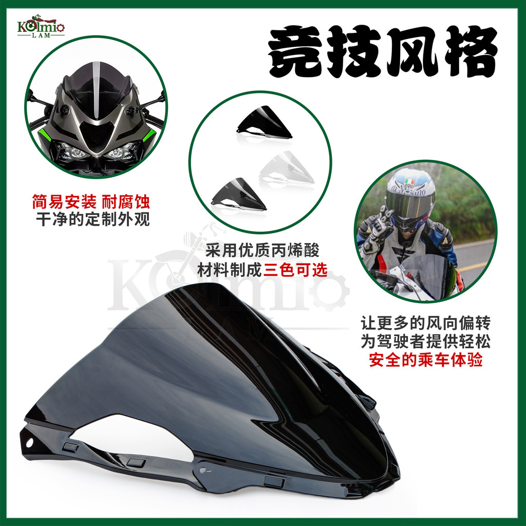เหมาะสําหรับ Kawasaki ZX-6R ZX6R NINJA636 2024-2025 กระจกกระจกรถจักรยานยนต์