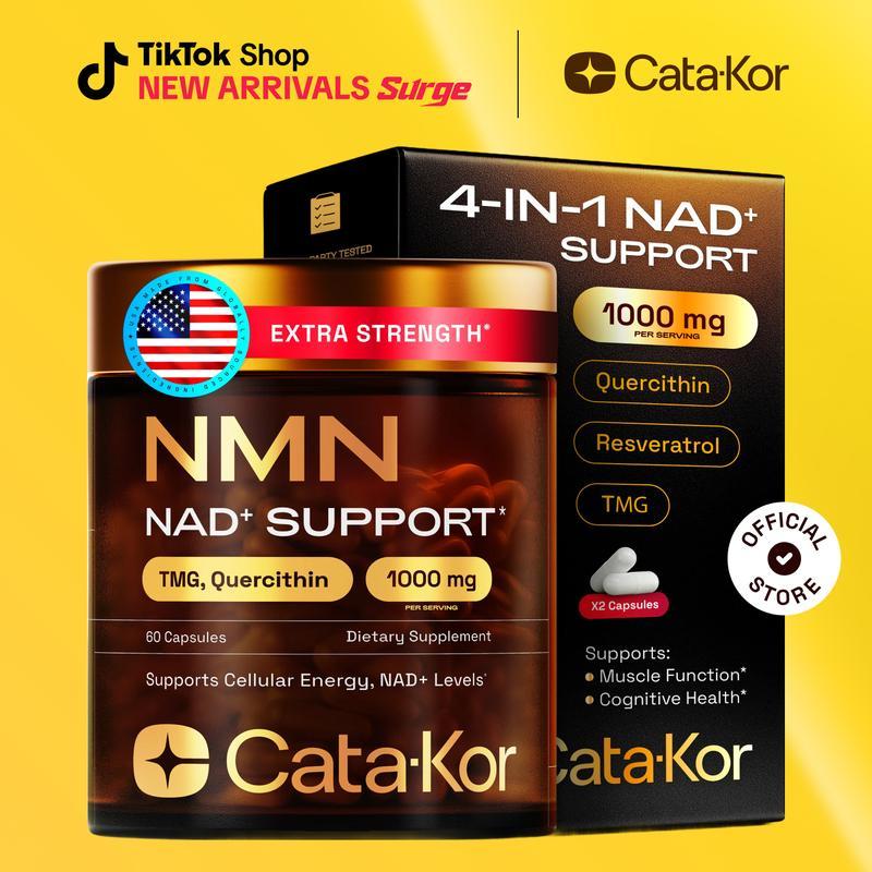 A-KorNAD+–NMN500มก|Quercetin|TMG|ResveratrolComplex–รองรับเซลล์พลังงาน&NAD+ระดับ-วิตามินผลิตภัณฑ์ดูแ