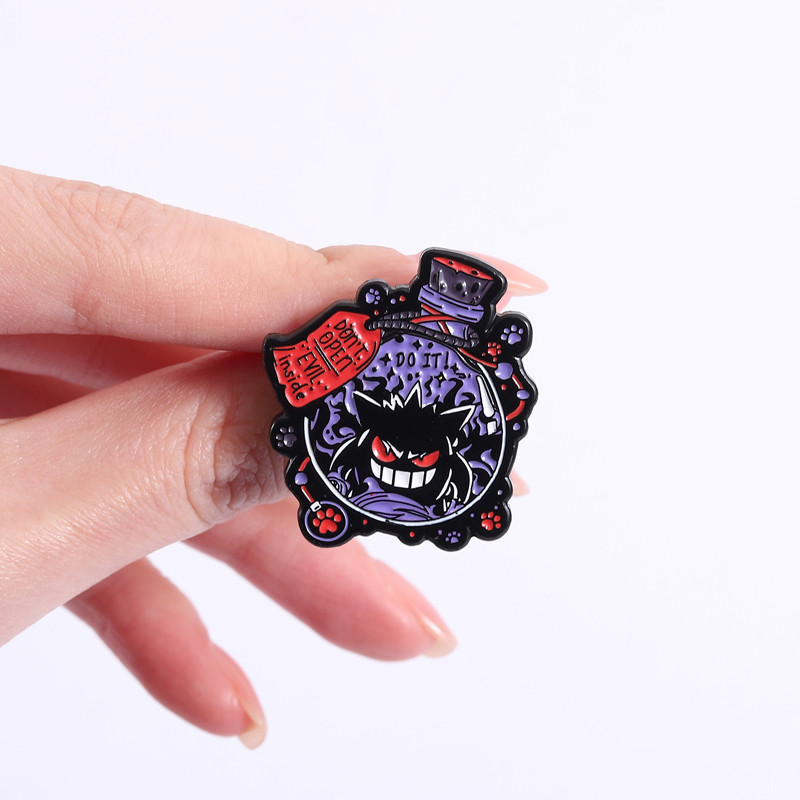 Pokemon Gengar Pinเคลือบ รูปที่ 7