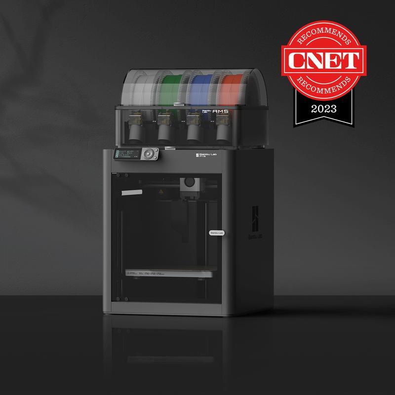 เครื่องพิมพ์ 3D Bubu Lab P1S, P1S Combo (มี AMS), รองรับการใช้งานสูงสุด 16 สี/หลายวัสดุ, 500 มม./s F
