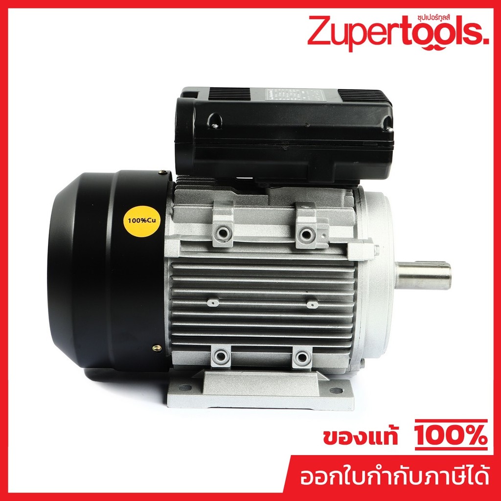 VALU (แวลู) มอเตอร์ รุ่น YL90L-2 กำลัง 3HP (2.2kW) ไฟ 1 เฟส 220 โวลต์ 2 สาย 2 โพล IP54 ความเร็วรอบ 2