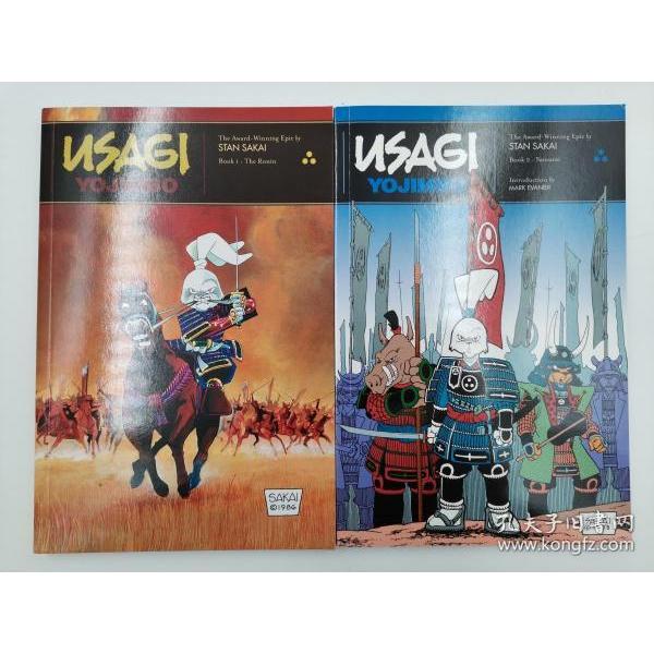 Usagi Yojimbo Book 1+2 ของสะสมหนังสือของแท้มือสอง
