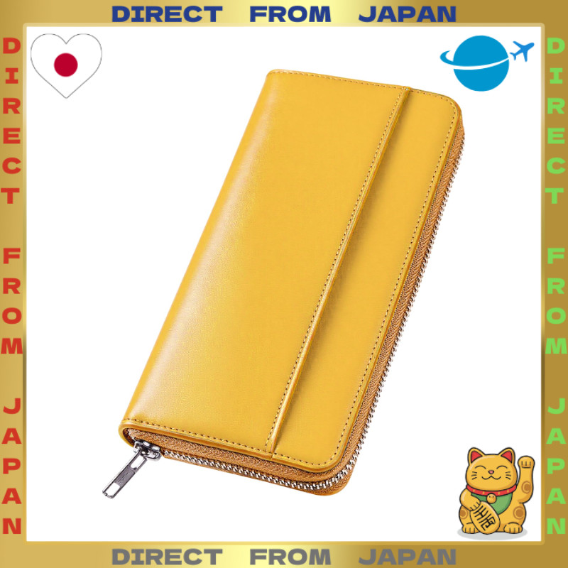 【DIRECT FROM JAPAN】Wallet for Men Tochigi Leather Long Wallet Genuine Leather Large Capacity YKK Zip