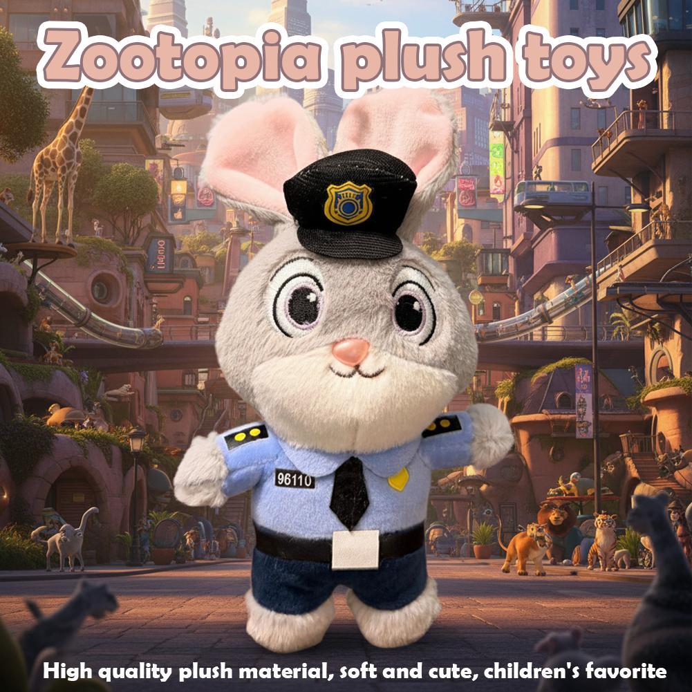 Crazy Zootopia Plush Wallet Pendant Rabbit Judy Fox Doll Pendant Nick Bag S1u2