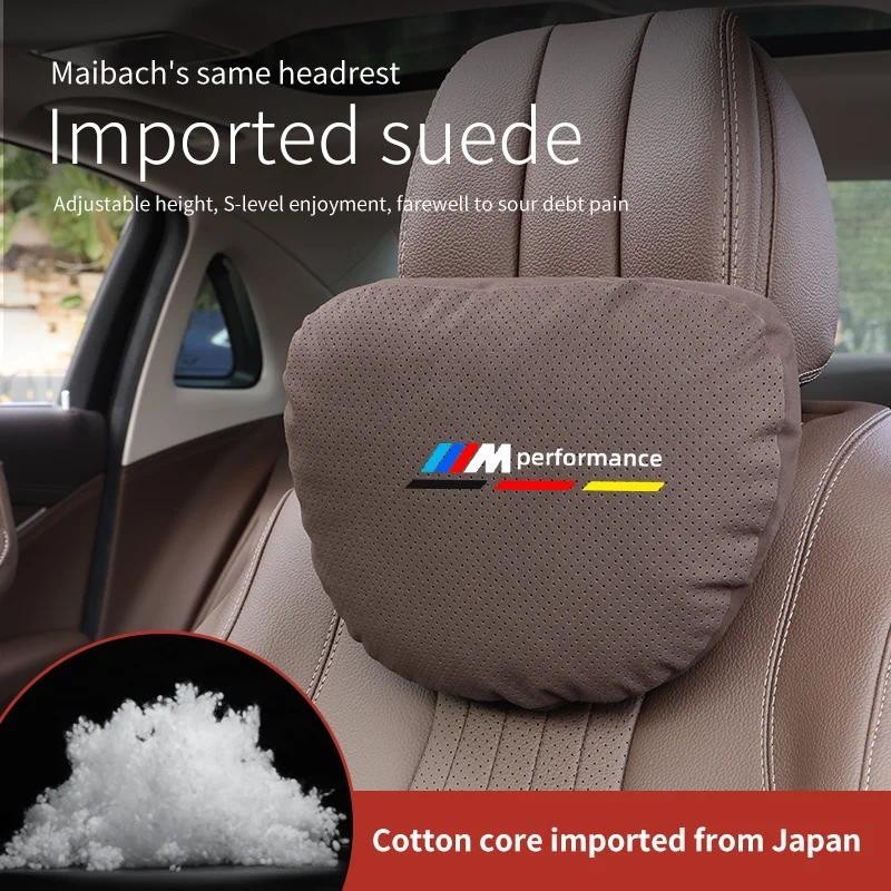 BMW M X1 X3 X5 X6 X7 E36 E39 E46 E87 E90 E92 F10 F15 F20 F25 F30 รถ Headrest คอสนับสนุนที่นั่งเบาะเอ