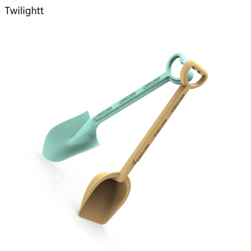 WILI 2PCS พลั่วทรายของเล่นเด็กกลางแจ้ง Sandpit Play และ Creative Beach Fun