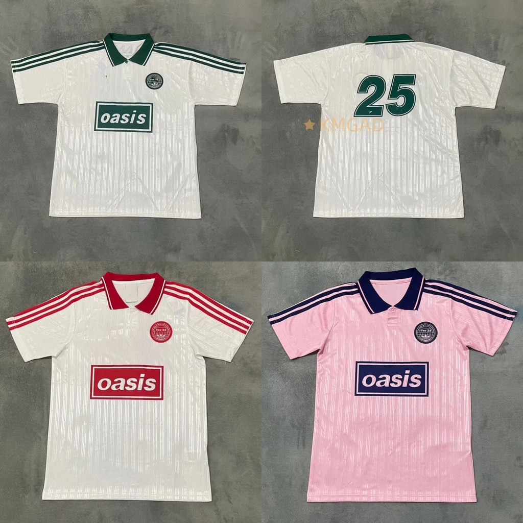 2025-26โบฮีเมียOasis Live 25 Jersey Anniversary Edition เสื้อยืดผู้ชาย