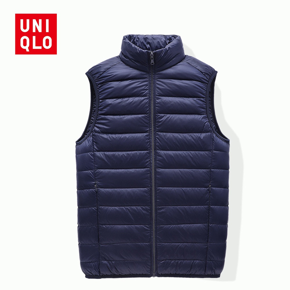 UNIQLO เสื้อแจ็กเก็ตแขนกุด คอปก ลายเป็ด 50 ตัว แฟชั่นฤดูหนาว สําหรับผู้ชาย [M-4XL] - รูปที่ 3