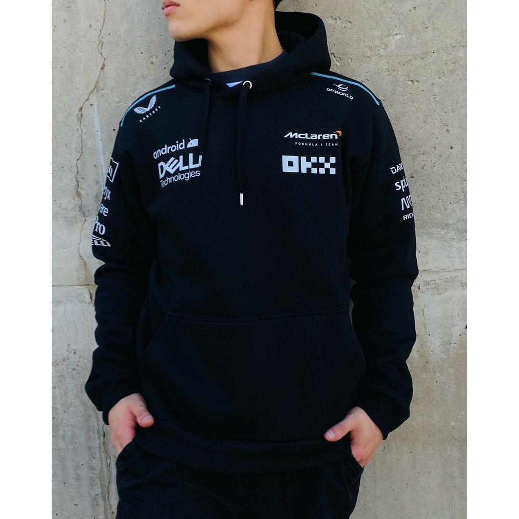 🍀 🏎️Castore McLaren Formula 1 Team hoodie M-3XL ผ้าฝ้ายเนื้อนุ่ม สวมใส่สบาย เหมาะสำหรับทั้งผู้ชายและ