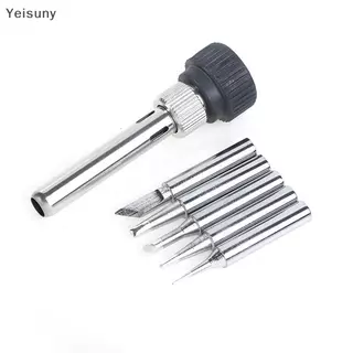 [Yei] สําหรับ ESD 8552D 936 737D 898D 907 HAKKO ปลายเหล็ก Cannula ปลอกและ 5 X หัวแร้งเคล็ดลับสถานีบัดกรีเหล็กอะแดปเตอร์ COD